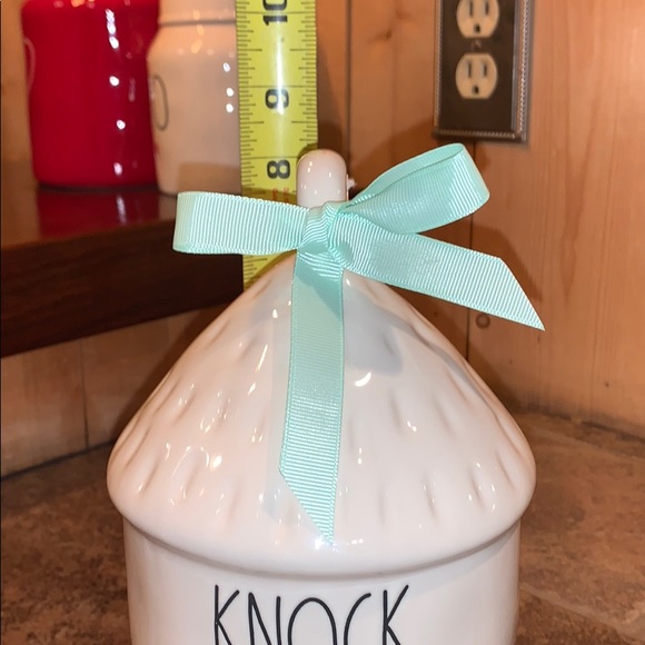Rae Dunn “Knock” Acorn Birdhouse - Picture 3 of 3